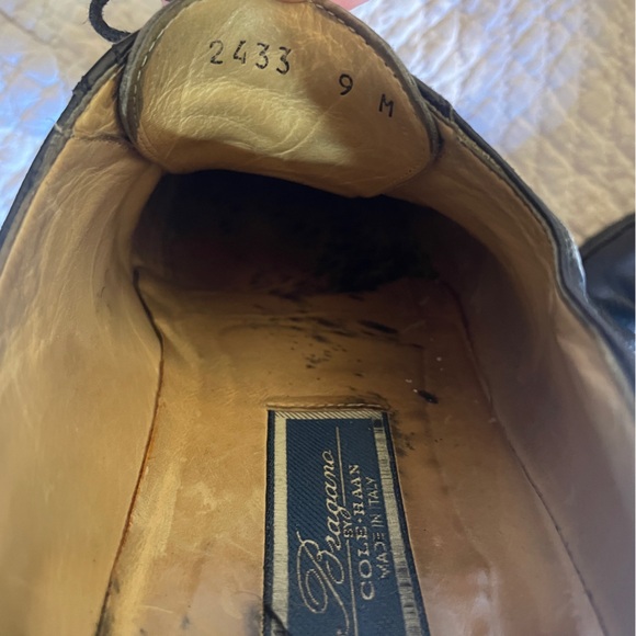 VTG Black Leather Bragano by Cole Haan Oxfords - Size 9M